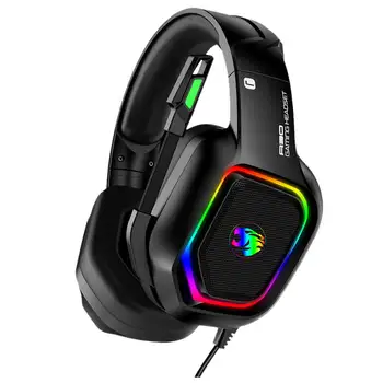 

Lightweight Home Office Stereo PC Portable Bass Surround Accessories LED Gaming Headset With Mic For PS4 For Xbox One For IPad
