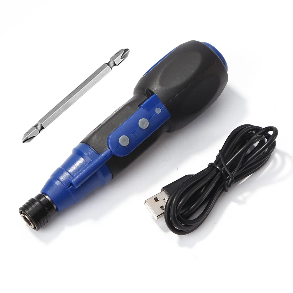 

Mini Electric Screwdriver Cordless Drill USB Rechargeable Super Torque Power Tools Anti-slip Handle For HOME DIY
