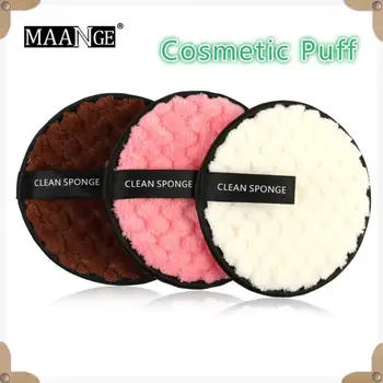 

1pcs Beauty Lady Facial Body Powder Puff Round Shape Sponge Cosmetic Puff Soft Flannelette Face Cleaning Makeup Remove Puff