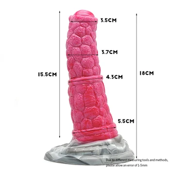 YOCY Eohippus Dildo Silicone Anal Plug G-Spot Massager For Female Realistic Small Horse Penis Animal Fantasy Dildos Male Sex Toy 3
