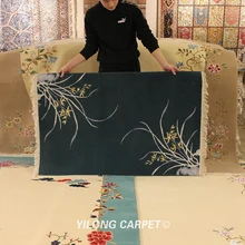 YILONG 3'x4. 7' ручная вязка Орхидея Дизайн Шерсть китайский ковер Восточный ковер(TJ2018030S