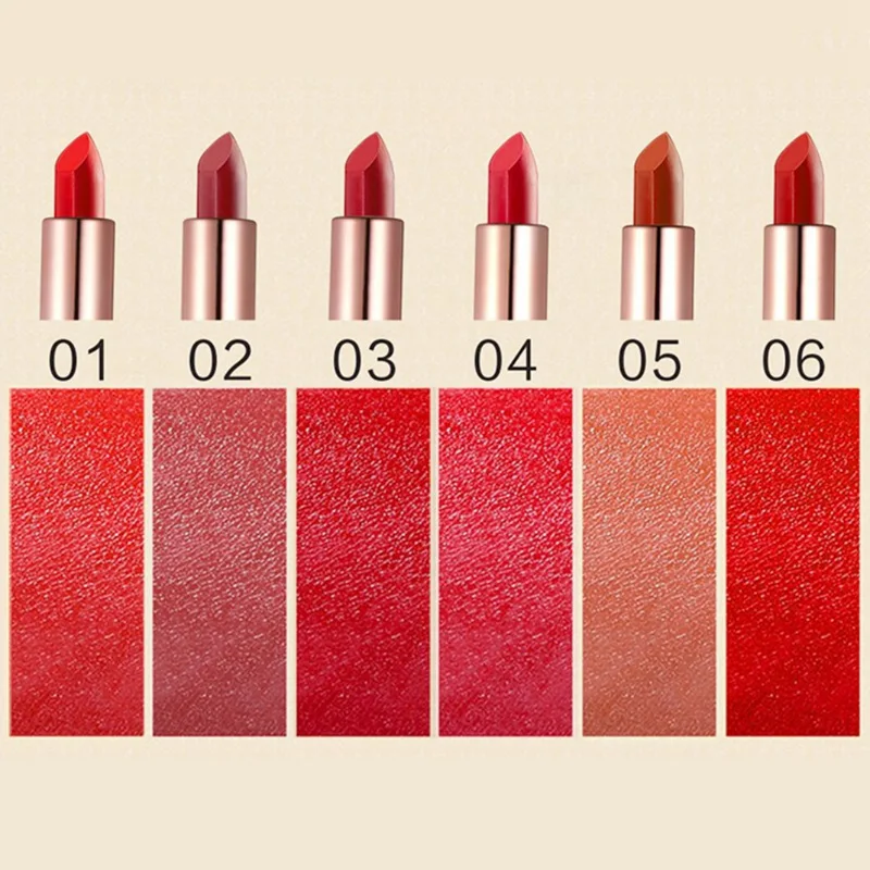 Vintage Style Lipstick Non-Stick Cup Smudge-Proof Moisturizing Matte Velvet Lipstick