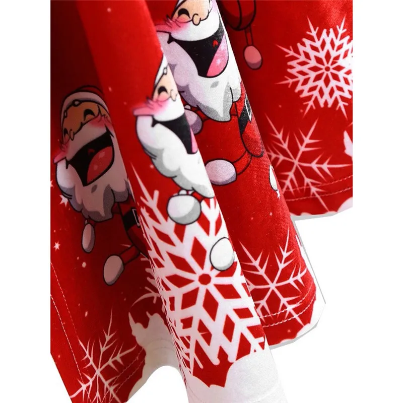 Рождественская одежда для всей семьи Мужская накидка с капюшоном и принтом Санта