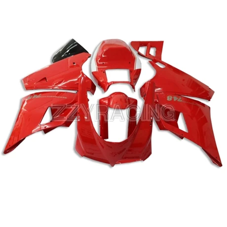 As Photo Shown Инъекции Обтекатели Наборы для поездок на мотоцикле Ducati 748 916 996 998 1996-2002 год в комплекте ABS Пластик 97 98 99 10 01 Чехлы мотоцикл Красный - Цвет: As Photo Shown
