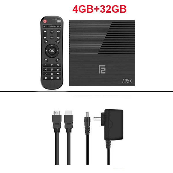 4G 32G A95X F2 Смарт Android 9,0 ТВ-приставка Amlogic S905X2 Четырехъядерный 4 ГБ ОЗУ 64 Гб ПЗУ 2,4 ГБ 5 Гб Wifi BT4.2 Netflix Youtube 4K IP tv медиаплеер - Цвет: 4G 32G