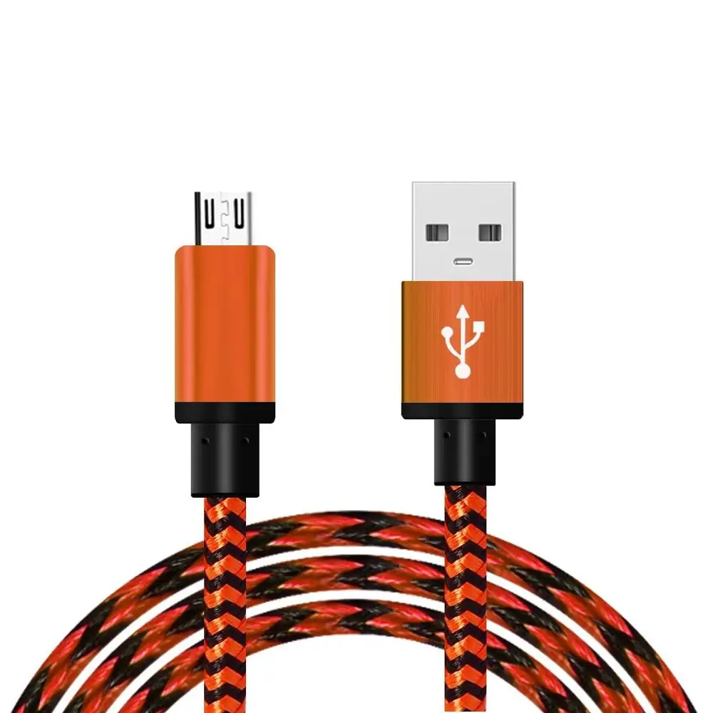 Micro USB кабель короткая Быстрая зарядка нейлон USB синхронизация данных шнур obile телефон Android кабель для зарядного устройства для xiaomi samsung s7 8