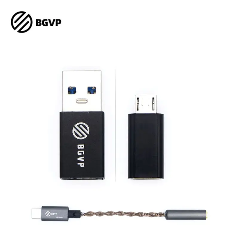 BGVP T01 32Bit/384kHz TYPE-C DAC HiFi аудио усилитель для наушников v2.5 с адаптером совместимым