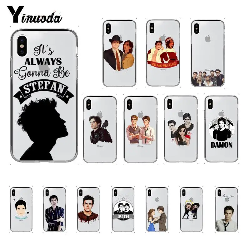 The Vampire Diaries Stefan Damon Coque Shell Phone Case For IPhone 13 