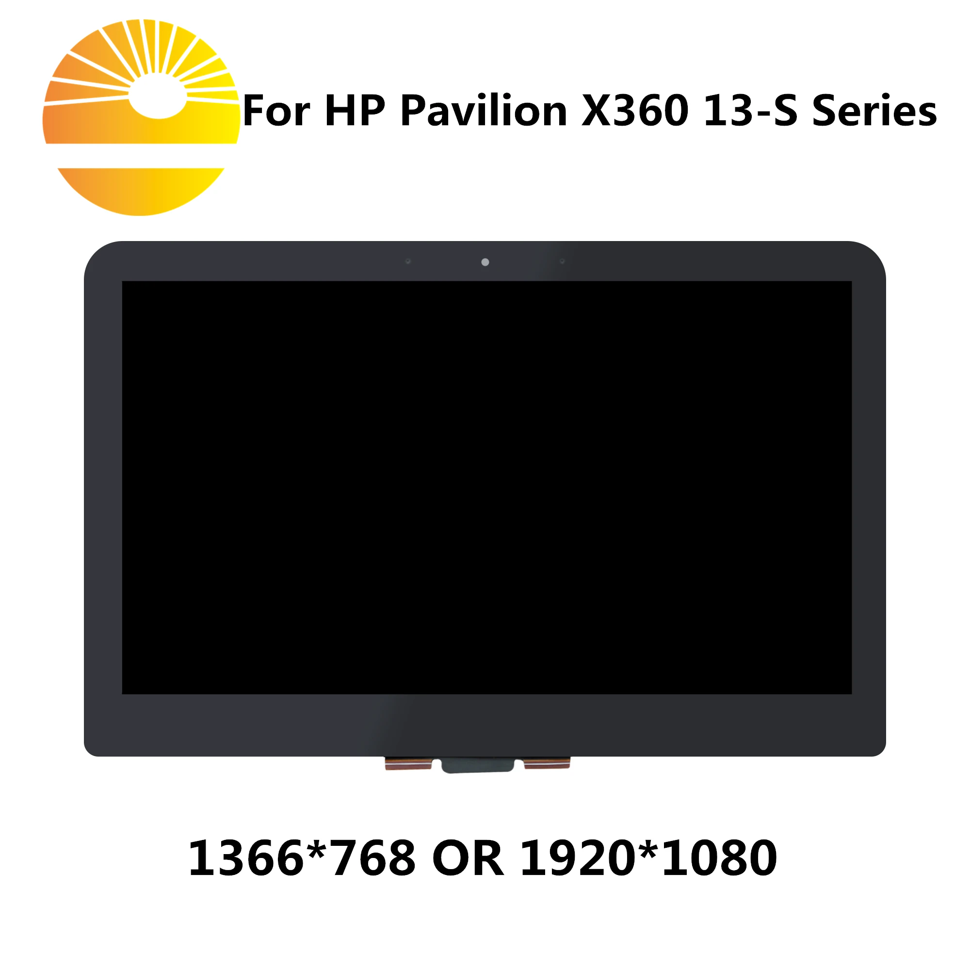 ЖК-дисплей 13 3 дюйма сенсорный дигитайзер экран стекло в сборе для HP Pavilion X360 13-S