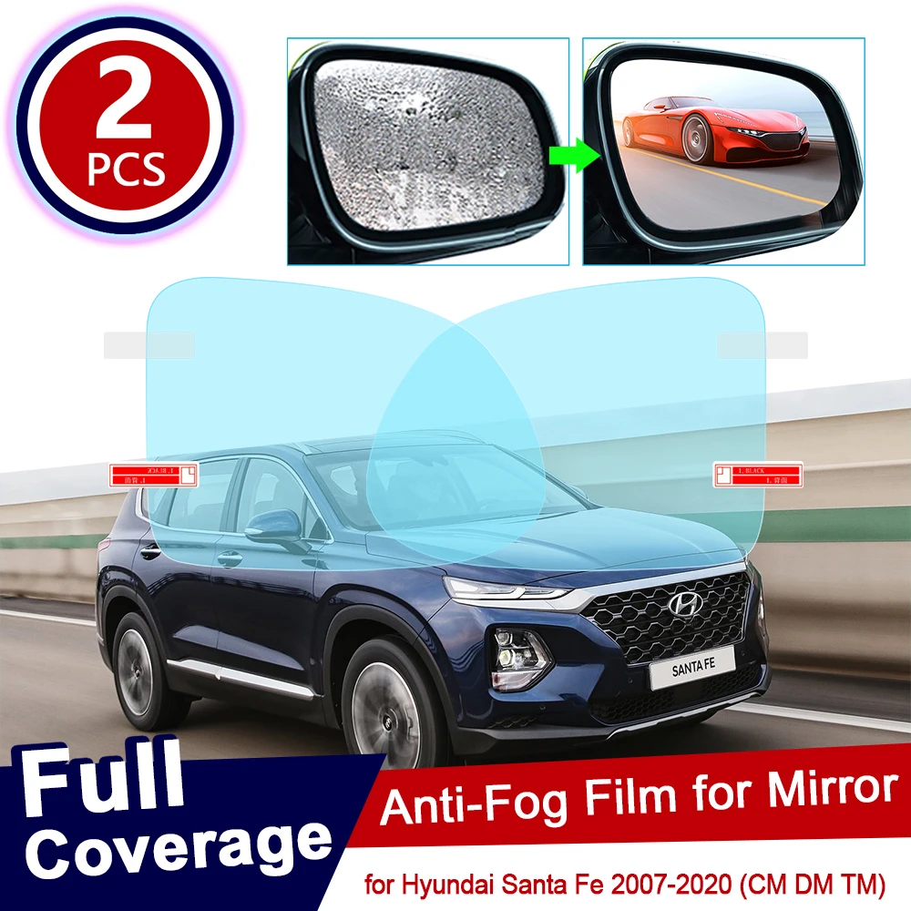 Для Hyundai Santa Fe 2007 ~ 2019 см DM TM ix45 45 полное покрытие противотуманная пленка аксессуары