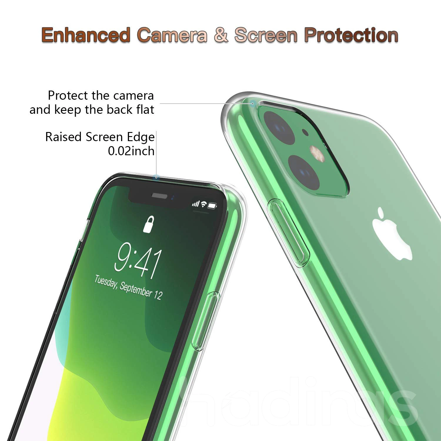 Прозрачный силиконовый чехол для iPhone 11 2019 ультратонкий прозрачный мягкий из ТПУ