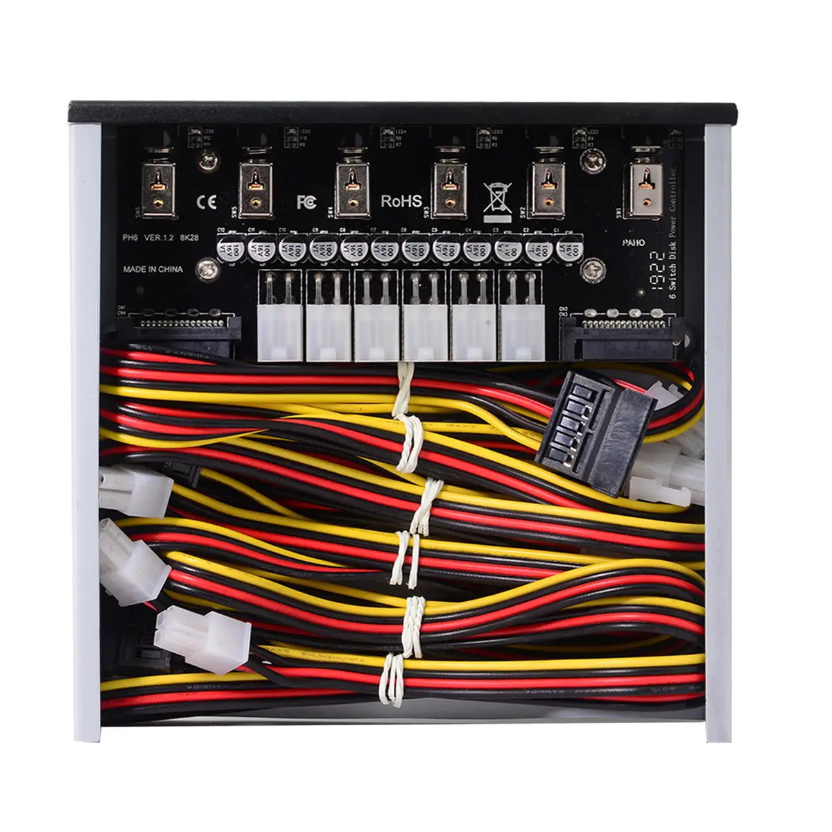 Sistema de Controle de Disco Rígido Controle Inteligente de Gerenciamento Hdd Ssd Interruptor de Energia com 5.25 Cabeças cy Cabos de computador e conectores - Imagem 4
