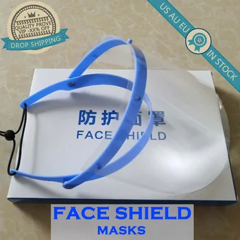 

Home Party Household Protective Full Face Shield Cover Mask Anti-fog Anti-Droplets Nose Mouth Protector Prevention Safety Tools