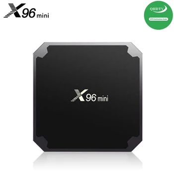 

X96 mini Android 9.0 Smart TV BOX with 1Year IPTV Subscription QHDTV Code Amlogic S905W Wifi 4K 2G 16G Media Player Set Top Box