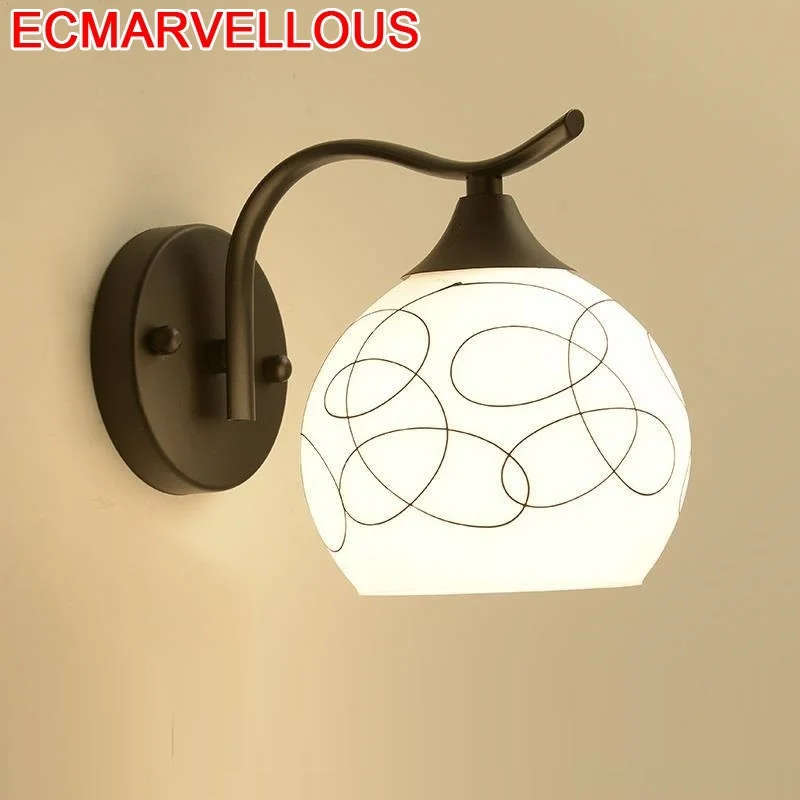 

Lampe Sconce Deco Penteadeira Mural Interieur Bathroom LED For Home Wandlamp Applique Murale Luminaire Bedroom Light Wall Lamp