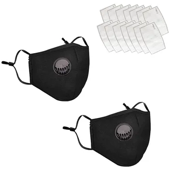 

2pcs Activated Carbon Filters M/ask Face Filters Facemask Anti-dust Ear Loop Protective Face Covers Anti-saliva Mouth Face Cover