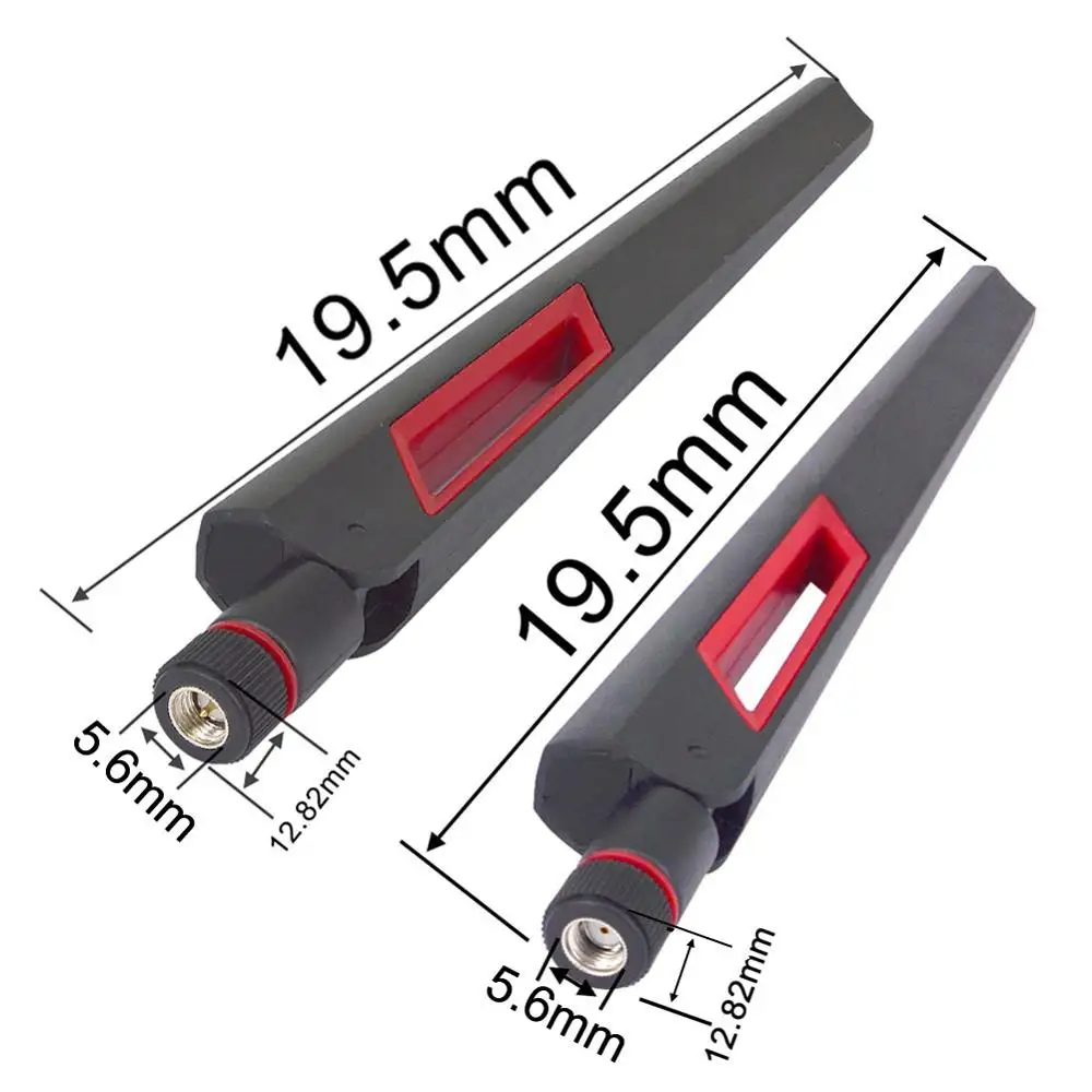10 шт. 12 dbi Двухдиапазонная wifi антенна 2,4G 5G 5.8Gh RP SMA Male/SMA Male антенны Усилитель WLAN маршрутизатор антенный усилитель
