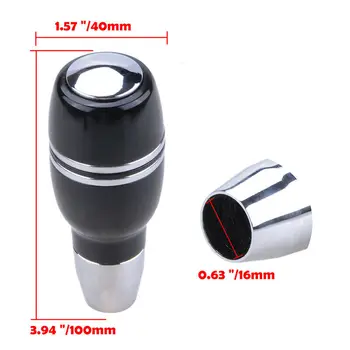 

Car Shift knob Aluminum Automatic Gear Stick Black Accessories Replacement
