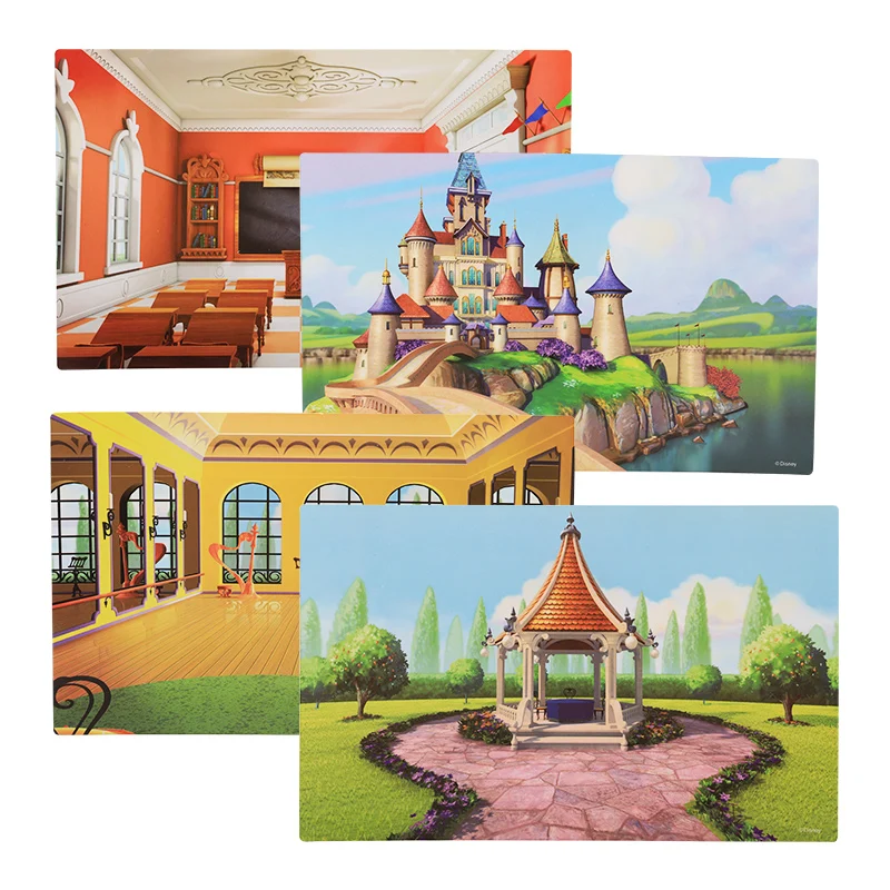 Cartoon Disney Kids Stickers Sophia Princess Puzzle Handmade Stickers For Children Book DIY Sticker Pegatinas Autocollant Enfant