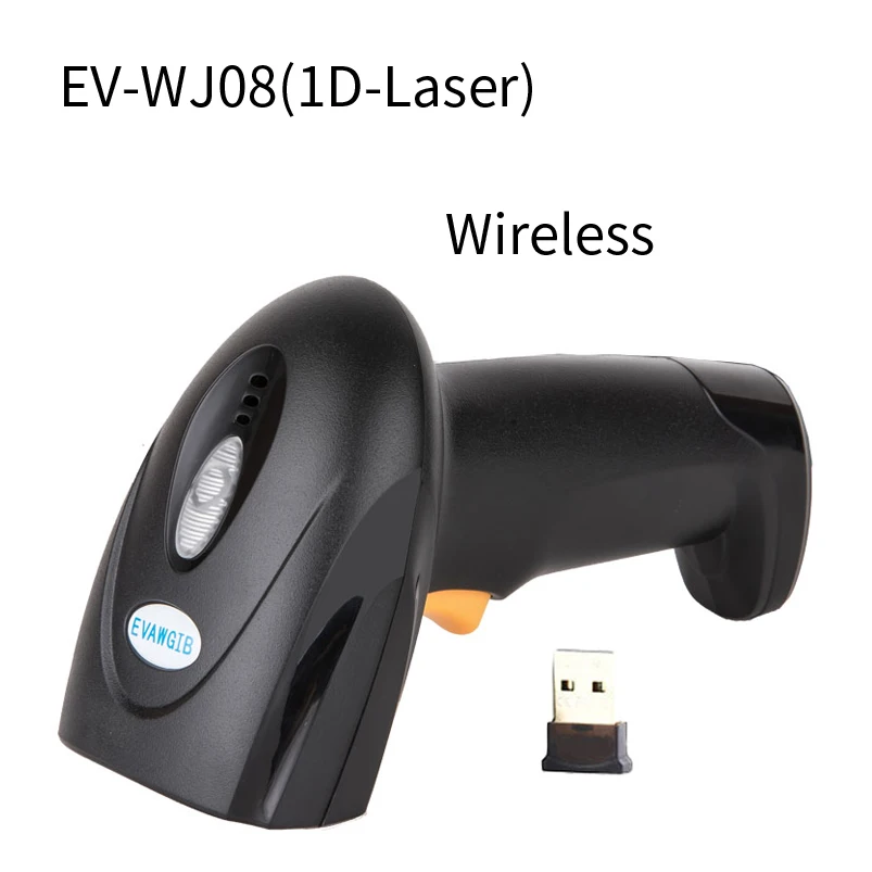 Cheapest 1DLaser handheld barcode scanner Wired barcode reader with USBinterface wireless barcode scanner with memory gun reader portable scanner Scanners