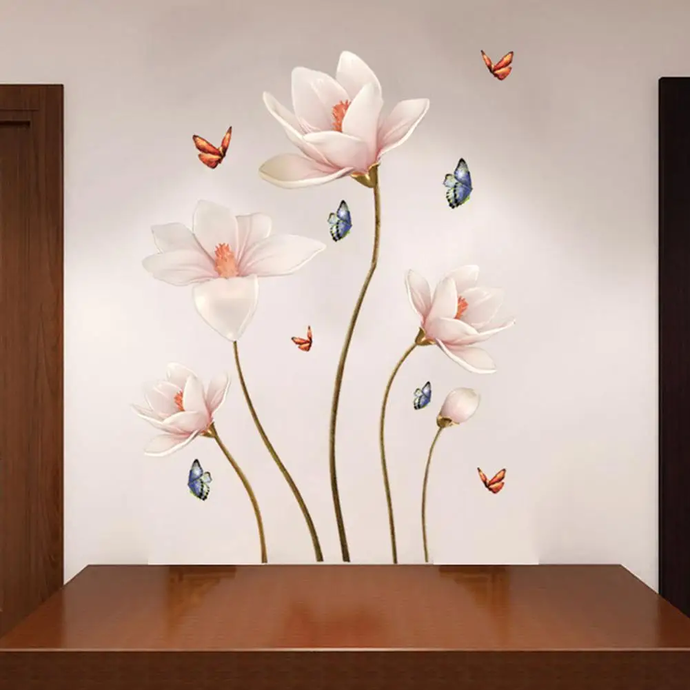 Wall Stickers Self Adhesive Wall Stickers Vinyl Stickers Vinyl Wall Stickers Self Adhesive Stickers Chalkboard Wall Stickers Chalkboard Stickers 3D Flower Wall Sticker Living Room Bedroom Home Decor