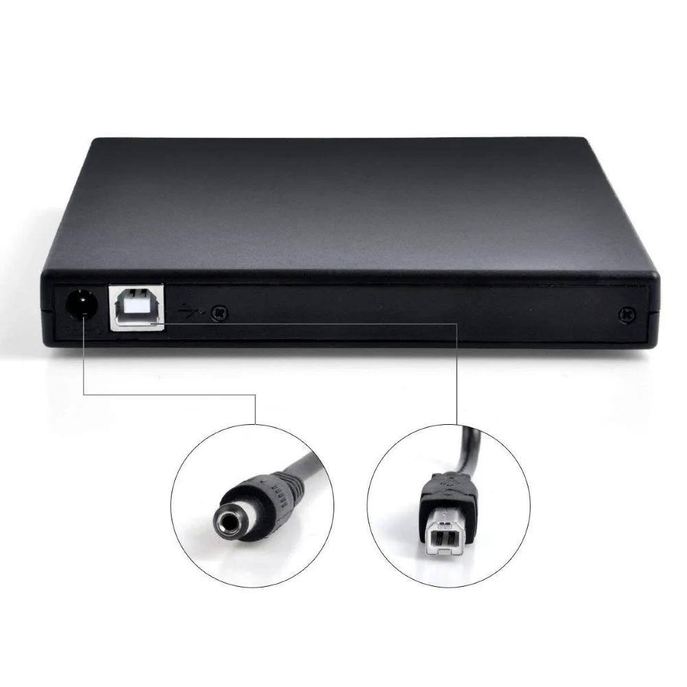 Automatic Inhalation USB 2 0 External Drive Burner Combo DVD ROM Optical Drive CD VCD Rewriter 2