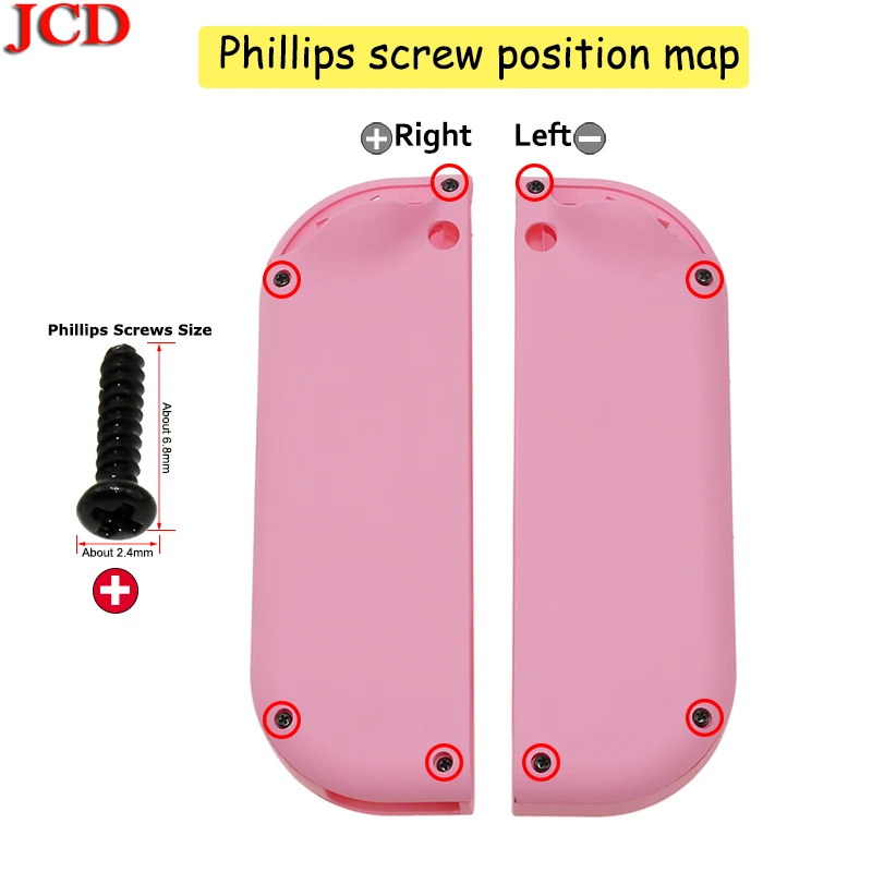 JCD, Сменный корпус, чехол для пульта, контроллер NS для Joy-Con, чехол для игровой консоли, прозрачный