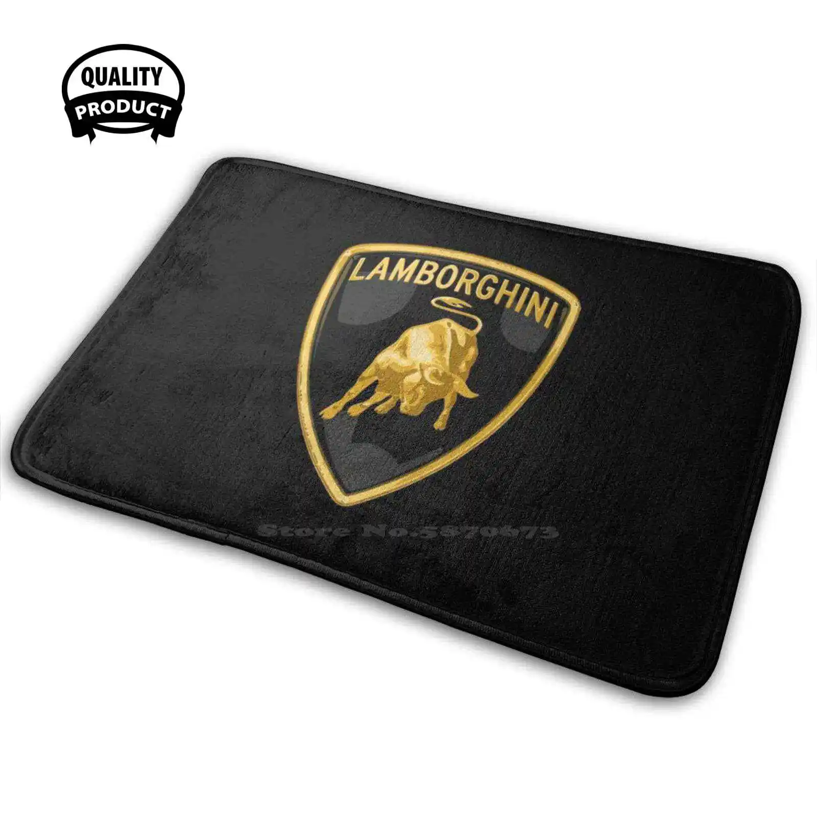 

Мягкий домашний Противоскользящий коврик Lambo S.P.A, ковер, автомобильные колесики для суперкаров