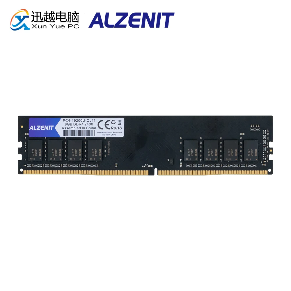 

ALZENIT 4GB 8GB Desktop Memory DDR4 2400Mhz Computer Memoria Module 4G 8G 2400 PC RAM 288pin BGA