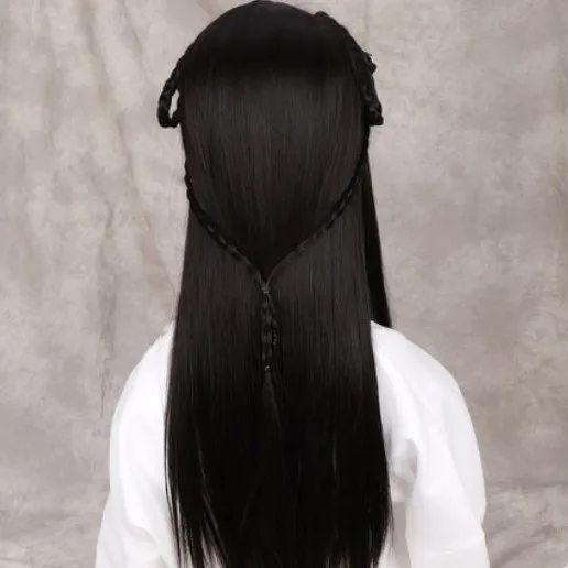 60 см Древние китайские аксессуары для волос принцессы античные Женские аксессуары для косплея hanfu Хэллоуин голова для косплея