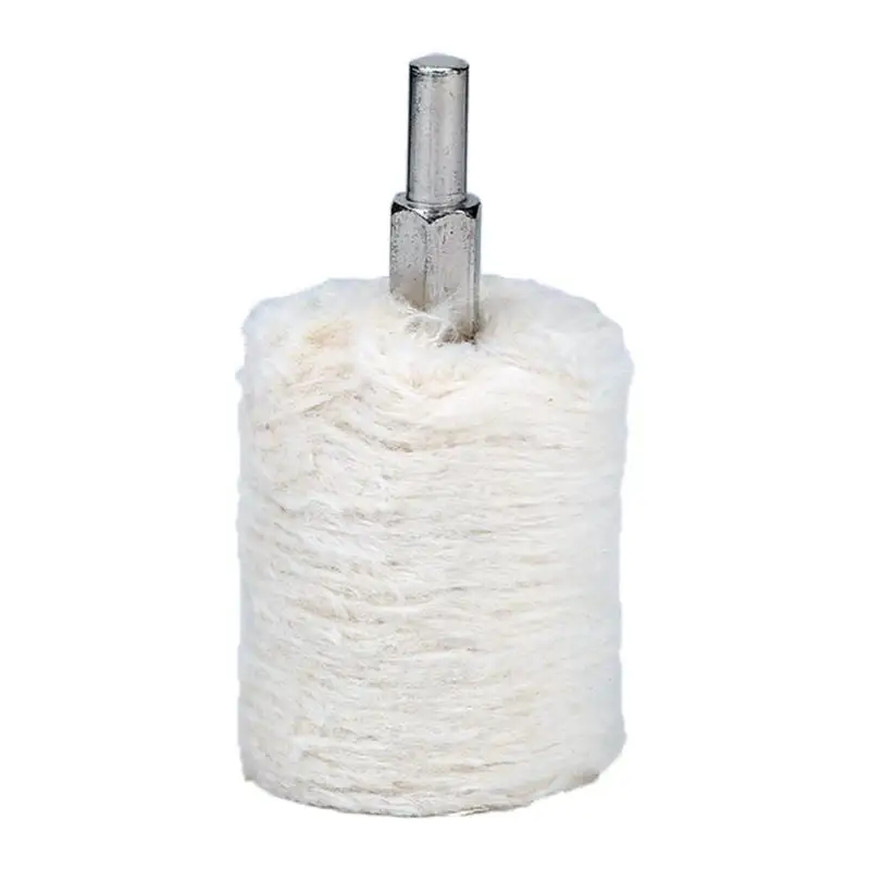 Cylindrical Conical Buffing Grinding Head Cotton Cloth Wheel Abrasive Tool - Цвет: 50mm