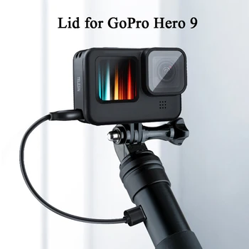 

NEW For GoPro 9 Battery Side Cover Lid Removable Easy Type-C Charging Cover Port For Go Pro Hero 9 Black Action Cam Accessories