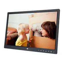 Pantalla HD de 15 pulgadas con botón táctil, marco de foto Digital, reloj despertador MP3/4, reproductor de vídeo de película con altavoz, música, marco de foto, EE. UU., EU