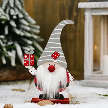 

For the elderly Wooden Christmas Decor Holiday Ornament Xmas Tree Table