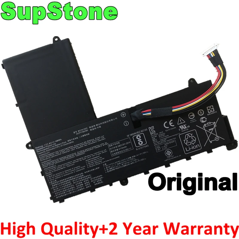 SupStone оригинальный B31N1503 0B200-01690000 Аккумулятор для ноутбука ASUS EeeBook E202SA R206SA E202SA-1B
