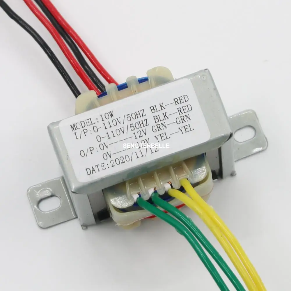 1PC Hifi 10W 10VA EI Transformer For Preamp DAC Amp Board 0 12V 0 12V