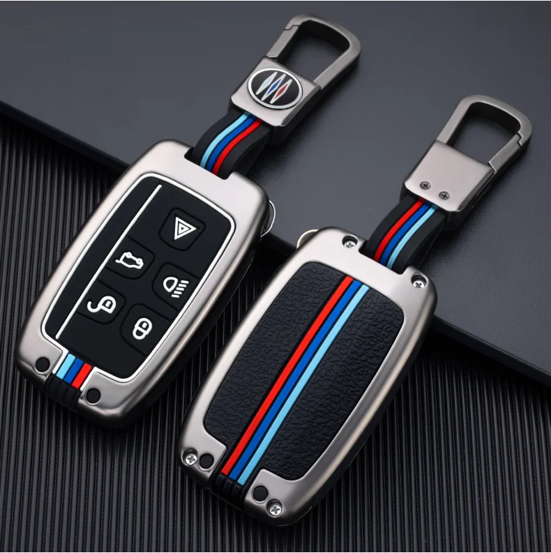Metal Car Smart Key Case Cover Shell Fob For Land Rover Range Rover Evoque Sport Discovery Freelander For Jaguar XF XE A9 X8 XJ - Hee33137842a947f2904add59b51d3a91C