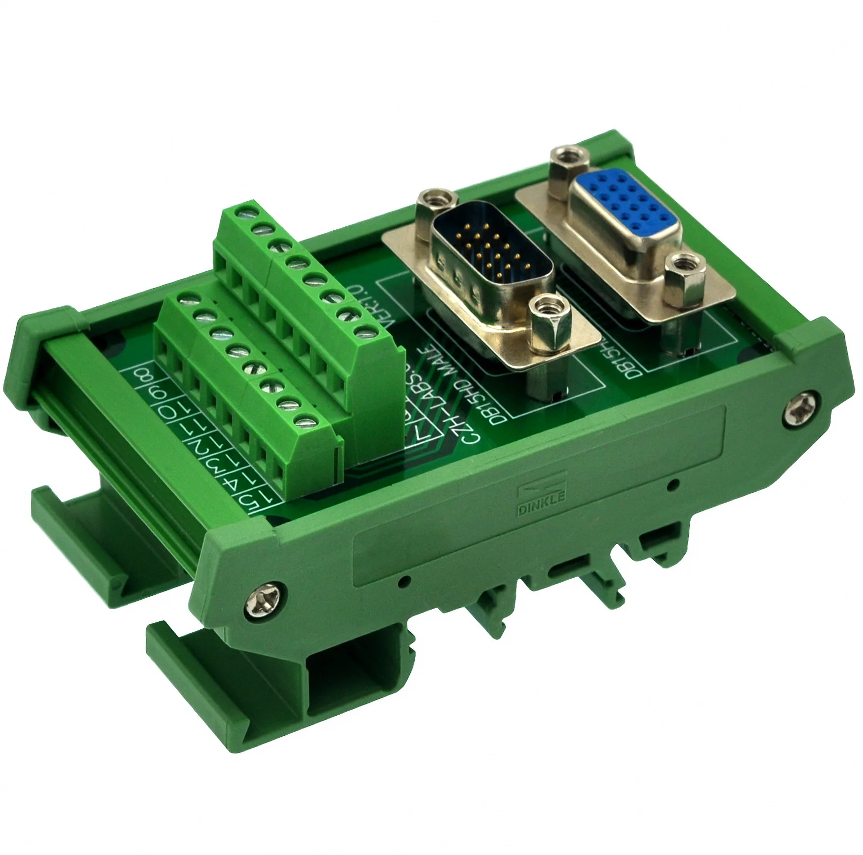 CZH-LABS din-рейку DSUB DB15HD Male/клемма женского типа интерфейсный модуль, Breakout Board