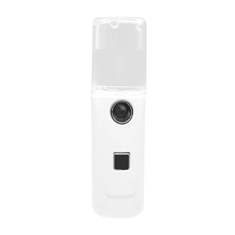 

Portable Usb Rechargeable Humidifier Cooling Mist Mini Face Humidifier Eyelash Extensions Sprayer Facial Device White&Transparen