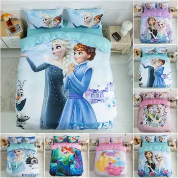 

Disney Frozen Anna Elsa Bedding Set Twin Queen Size Bed Set Children Girl Duvet Cover Comforter Cover Sets Pillow Cases 3 Pcs