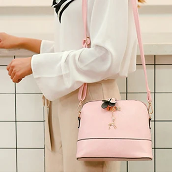 

2020 Women Messenger Bags Fashion Mini Bag With Deer Toy Shell Shape Bag Women Shoulder Bags Handbag