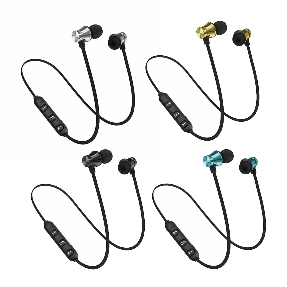 

Hot Sale earphone XT11 Wireless Bluetooth Stereo Earphone Headset Sports Earbud Magnetic Headphones