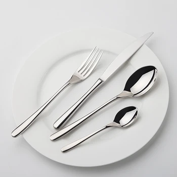 

24Pcs/set Dinnerware Set 18/10 Stainless Steel Silverware Tableware Luxury Cutlery Set Flatware Knife Fork Spoon Dishwasher Safe