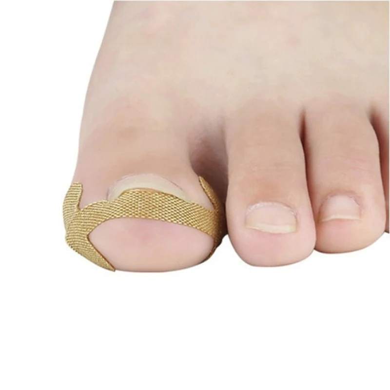 Корректор ног наклейки кусачки для удаления вросшего ноготя полезные изогнутые наклейки для ногтей ног Педикюр для ногтей 4 шт зажим для коррекции носа