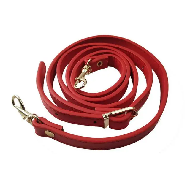 New 138cm Long PU Leather Shoulder Bag Strap bag Handles DIY Replacement Purse Handle for Handbag Belts Strap Bag Accessories 29 (red 120cm)
