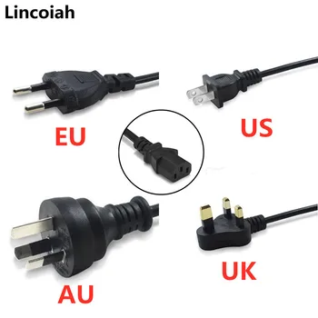 

1 PCS Universal Power Cable 1.2 m UK Plug / EU Plug / US Plug / AU Plug Speaker Connector for Desktop Printers Monitors computer