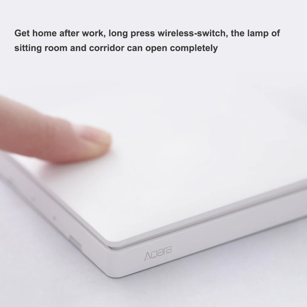 Aqara Smart Light control двойной одиночный ключ ZiGBee настенный выключатель 2 версии Mijia приложение управление