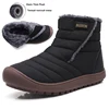 Fotwear-Botas de nieve gruesas de felpa para hombre, botines cálidos Unisex, Zapatillas de piel para exteriores, impermeables, de goma, para invierno, 36 a 46 ► Foto 1/6