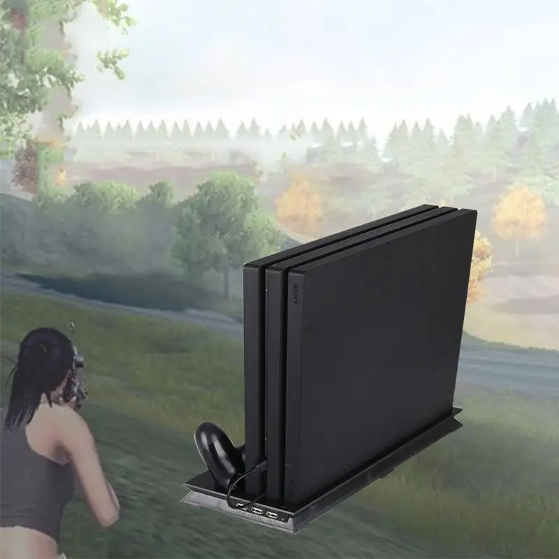 Вентилятор охлаждения вертикальная подставка зарядное устройство для PS4 Pro игровая консоль контроллеры A5YA