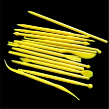 14 шт. пластиковый глиняный Набор для лепки восковой керамики инструменты для резьбы по дереву скульптура формирователь полимерные инструменты для лепки из глины